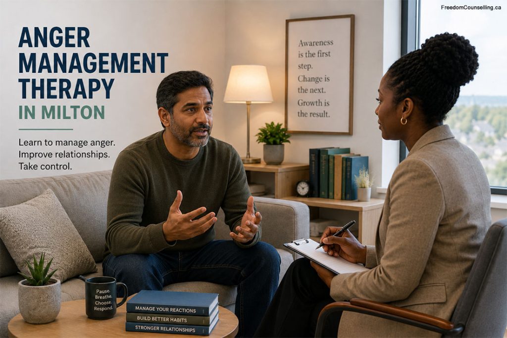 Anger Management Therapy in Milton