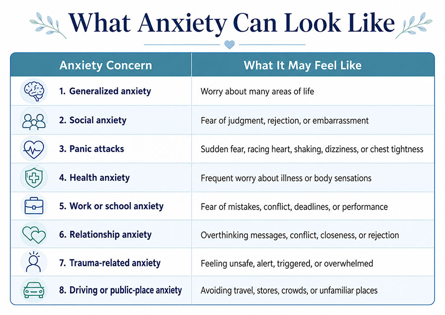 What Anxiety Can Look Like